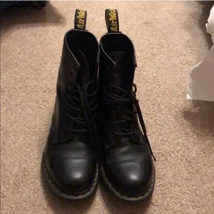 Dr. Martens 1460 black smooth leather boots